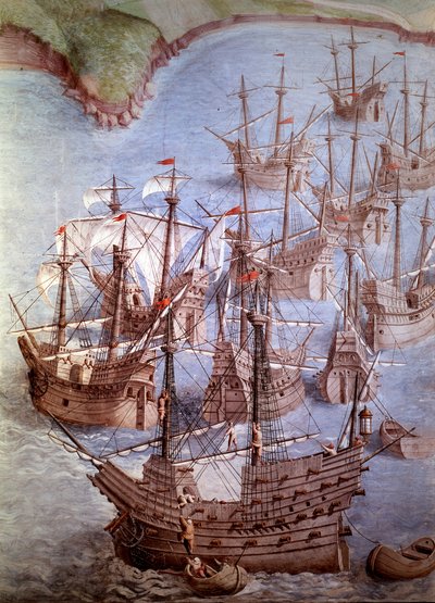The Expedition to the Isle of Terceira, 1582 by Spanish School